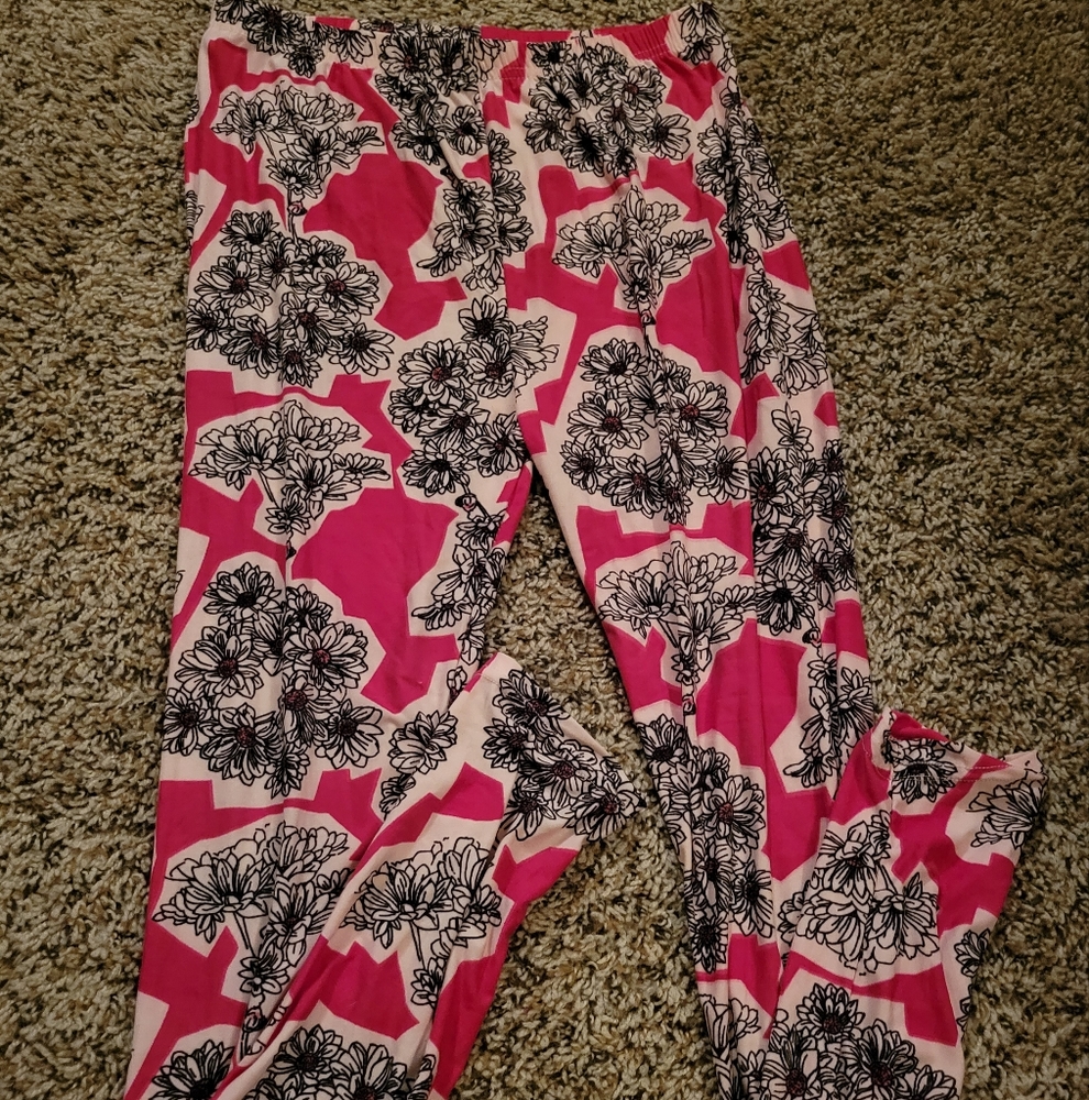 Floral leggings small medium